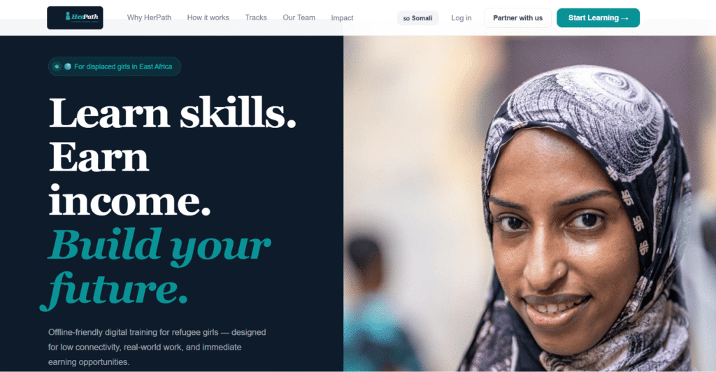 Learn skills, Earn income, Build your future.